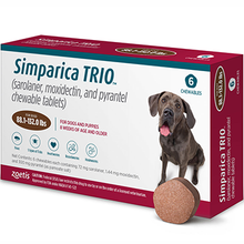 Simparica TRIO 12 Pack (Heartworm AND Flea/Tick) (Chewable)