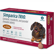 Simparica TRIO 12 Pack (Heartworm AND Flea/Tick) (Chewable)